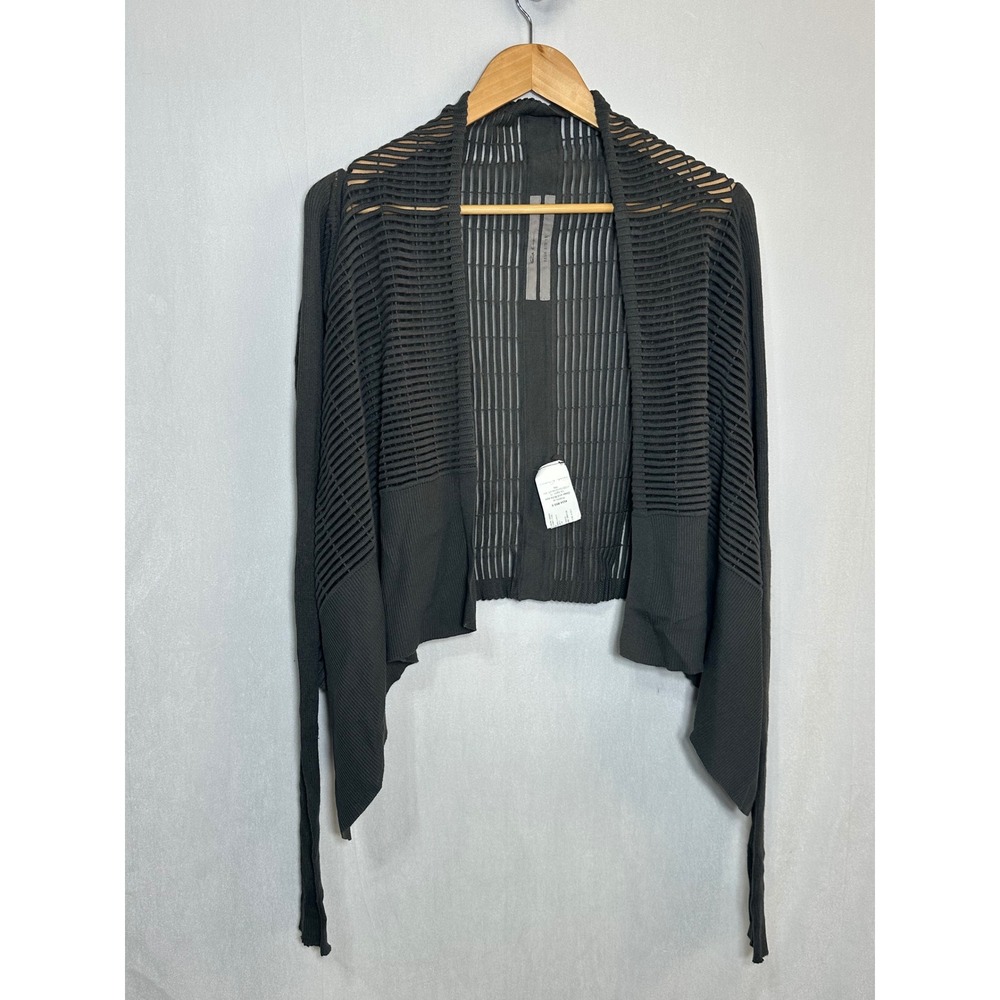 Rick Owens Faun SS15 Darkdust Open‎ Knit Cardigan XS